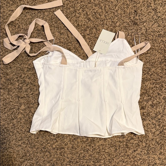 Mulla White Corset Camisole - Picture 2 of 2